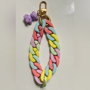 Pastel Chunky Chain Bag Charm